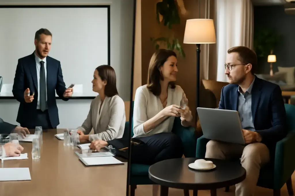 Differenza tra sala meeting e business lounge: scopri quale spazio conviene davvero per il tuo evento