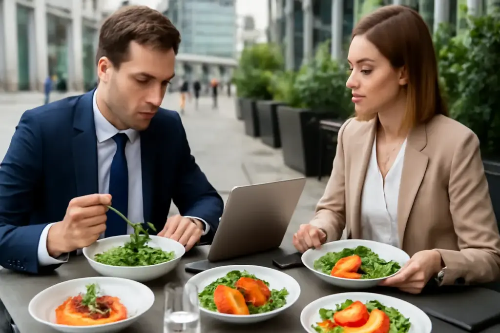 Business lunch a Milano est: piatti leggeri per lavorare subito dopo senza stress