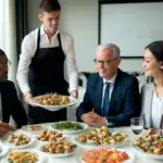 Catering aziendale: come scegliere il menu giusto per impressionare clienti internazionali