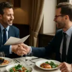 Networking efficace a tavola: come il menù può influire sulla chiusura degli affari