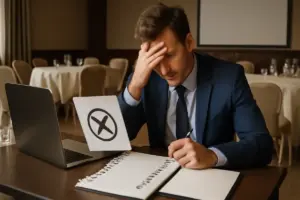Errori comuni nella scelta dell’ospitalità per eventi business: come evitarli con una semplice checklist